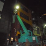 中央区銀座現場 8馬力を施工しました。
