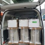 東京都中野区野方のKEIYU APARTMENT マンション エアコン入れ替え作業